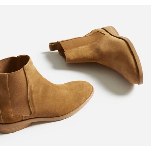Everlane The Modern Chelsea Boot In Tan Suede Size 5.5 New - Picture 4 of 12